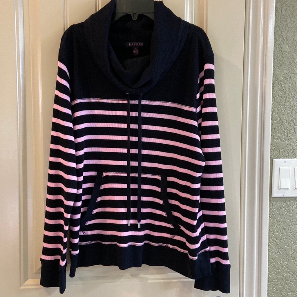 Cowl Neck Top By Lauren Ralph Lauren Brand Euc